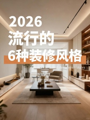 2026装修风格趋势，6种热门类型的核心特点与选择建议
